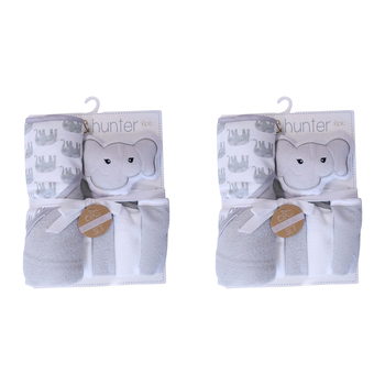 2PK LVD Kids Bathtime Set Elephant Infant/Baby Interactive Play Toy 0+