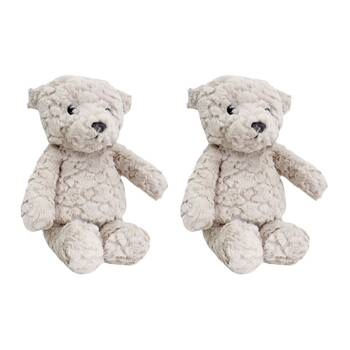 2PK Lavida Polyester Kids/Children Soft Plush Toy Edmond Bear Coffee 22x18cm
