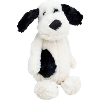 Lavida Polyester Kids/Children Soft Plush Cuddly Toy Oreo Puppy 30x12cm