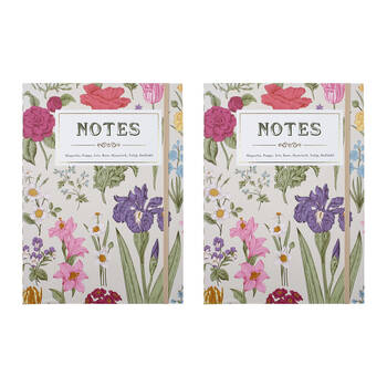 2PK LVD Botany A4 Padfolio Writing Stationery 22x30cm
