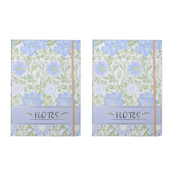 2PK LVD Vintage A4 Padfolio Writing Stationery 22x30cm