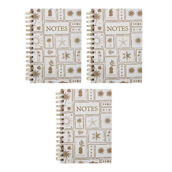 3PK LVD Bohemia Postcard A5 Notebook Writing Stationery 15.5x21cm