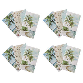 4x 3pc LVD Coastal Notebooks Writing Stationery 10.5x18cm