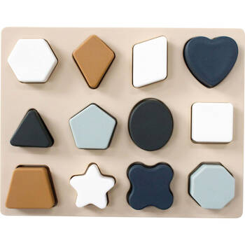 LVD Silicone Baby Geometry Tactile Puzzle Toy 18x14cm Multicoloured