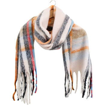 LVD Women's Autumn Check Patterned Winter Scarf 50x220cm Multicoloured