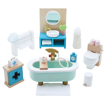 Le Toy Van Daisylane Bathroom Kids Wooden Toy Set 3y+