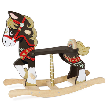 Le Toy Van Petilou 65cm Traditional Rocking Horse Kids Wooden Toy 18m+