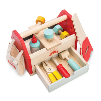 Le Toy Van 22cm Tool Box Screwdriver/Hammer Wooden Toy Set Kids 3y+