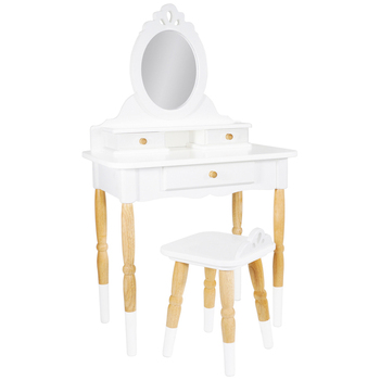 Le Toy Van Honeybake Vanity Table w/ Chair Wooden Toy Set Kids 3y+