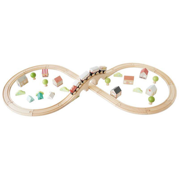 Le Toy Van Figure of 8 Train Track Wooden Toy Set Kids 2y+