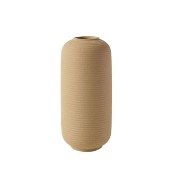Linen House Paros Clay Stoneware Vase 26cm Home Decor - Brown
