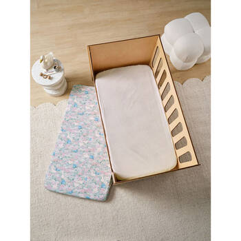 2pc Linen House Kids Cotton Cot Lottie Fitted Sheet Set