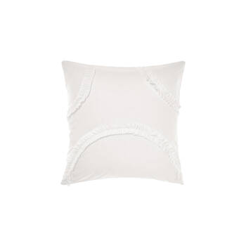 Linen House 65x65cm Cotton Gianna White European Pillowcase