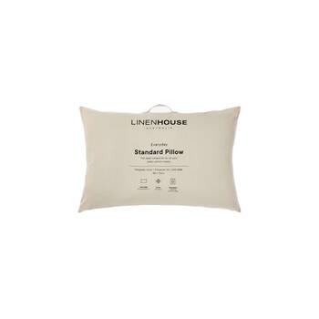 Linen House 48x73cm Everyday Bedding Standard Pillow - White