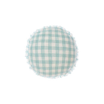 Linen House Cotton Tavola Ocean 45cm Round Cushion - Blue