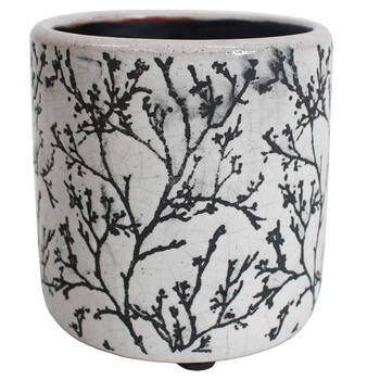 LVD Terracotta Decorative Straight Planter Pot 12.5x12.5cm Branching
