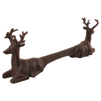 Esschert Design Cast Iron Bootscraper Deer Outdoor Home Decor 42.4cm Brown