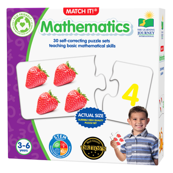 Learning Journey Match It! Mathematics Kids Game 3-6 years