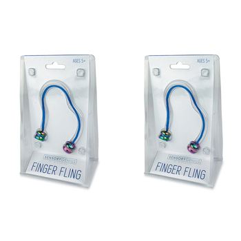 2x Mindware Sensory Genius Finger Fling Fidgety Toy Kids/Adults 5y+