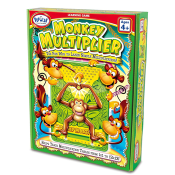 Popular Playthings Monkey Multiplier Learning Game Kids 4y+