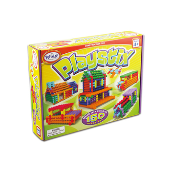 150pc Popular Playthings Playstix Deluxe Set Building Toy Kids 4y+