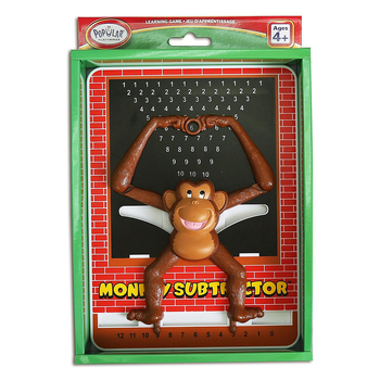Popular Playthings Large Monkey Subtraction Learning Game Kids 4y+