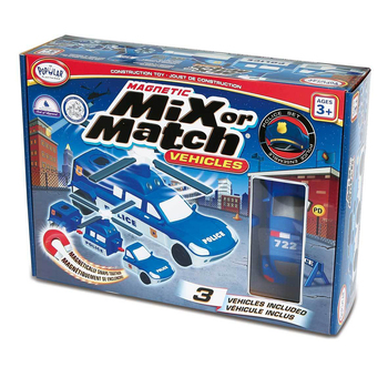 Popular Playthings Mix or Match Police Vehicle Kids Toy 3y+