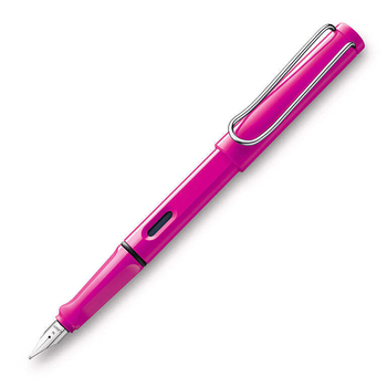 Lamy Safari Fountain Pen Fine Nib Tip Stationery - Pink