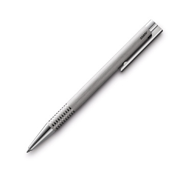 Lamy Logo Ballpoint Pen - Brushed Stainless Steel