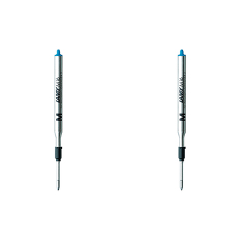 2x Lamy M16 Hangsell Ballpoint Pen Refill Medium - Blue