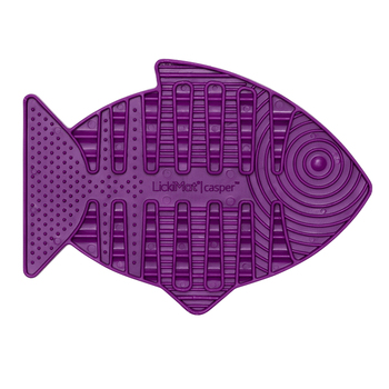 Lickimat Casper Cat Feeder Purple