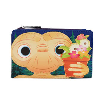 ET The Extra-Terrestrial Faux Leather Flower Pot Flap Purse
