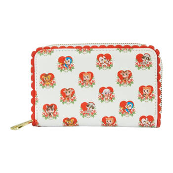 Villainous Valentines Faux Leather Zipped Around Closure Wallet 4in