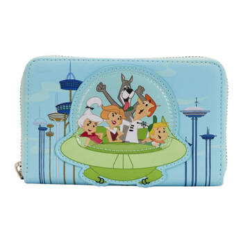  Faux Leather The Jetsons Spaceship Zip Around Purse