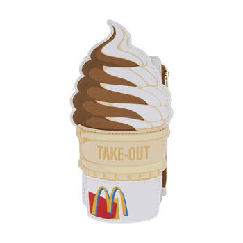 McDonalds Soft Serve Ice Cream Cone Cardholder 3x6in Kids 3y+