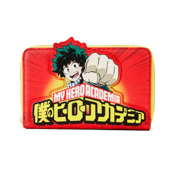 Loungefly My Hero Academia Izuku Punch Zip Around Wallet Money Pouch
