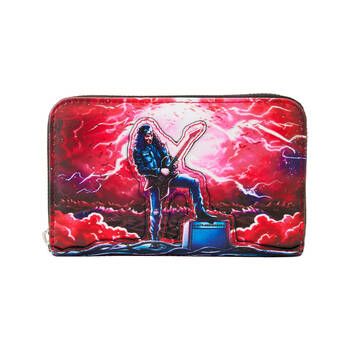 Loungefly Stranger Things Eddie Munson Tribute Glow Zip Around Wallet