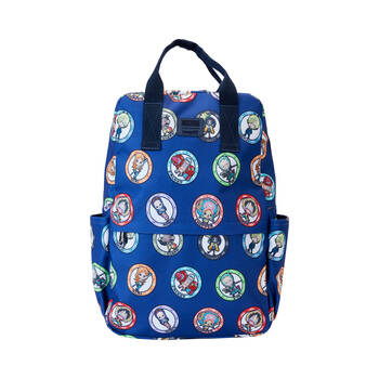 One Piece Nylon Character AOP Kids Full Size Backpack 11.5x17.5in