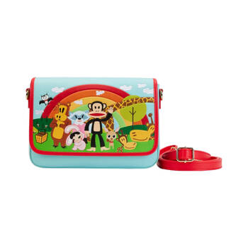Paul Frank Rainbow Group Unisex Crossbody Bag 9.5x7in