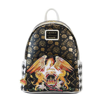 Queen Logo Crest Mini Backpack Unisex Bag 23x27cm 8y+