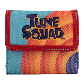 Space Jam Faux Leather Tune Squad Zipped Around Closure Wallet Purse 5x4in