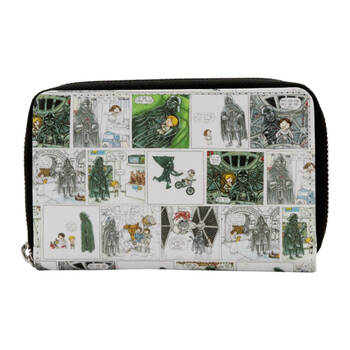 Star Wars Darth Vader Comic Strip Zip Around Purse Wallet 6x4in