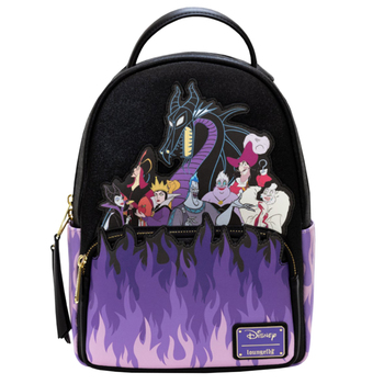 Disney Villains Purple Flame Mini Backpack