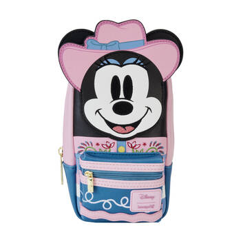 Disney Western Minnie Mini Backpack Pencil Case Stationery Organiser
