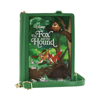 The Fox & the Hound Classic Book Convertible Crossbody Bag 9x6in