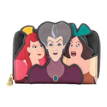 Cinderella 1950 Step Mother & Sisters Zip Around Purse