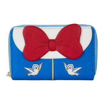 Snow White & The Seven Dwarfs 1937 Faux Leather Bow Zip Around Wallet