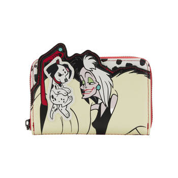 101 Dalmatians 1961 Cruella Scene Zip Purse Wallet
