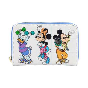 Disney Mousercise Women's Zip Around Purse Wallet 15.24cm