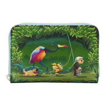 Up 2009 Faux Leather Up Jungle Stroll Zip Around Wallet Mini Wallet Bag